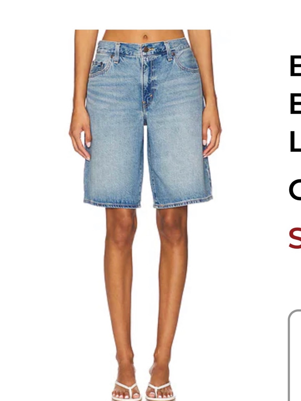 NEW w/ tags Levi’s Baggy Dad Jort